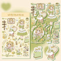 Girl Stickers Fruit Milk Tea Series Character Decoration Stickers DIY  Phone Case Handbook Material Stickers