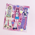 DIY Cute Painting Decoration Material Stickers Character Sticker