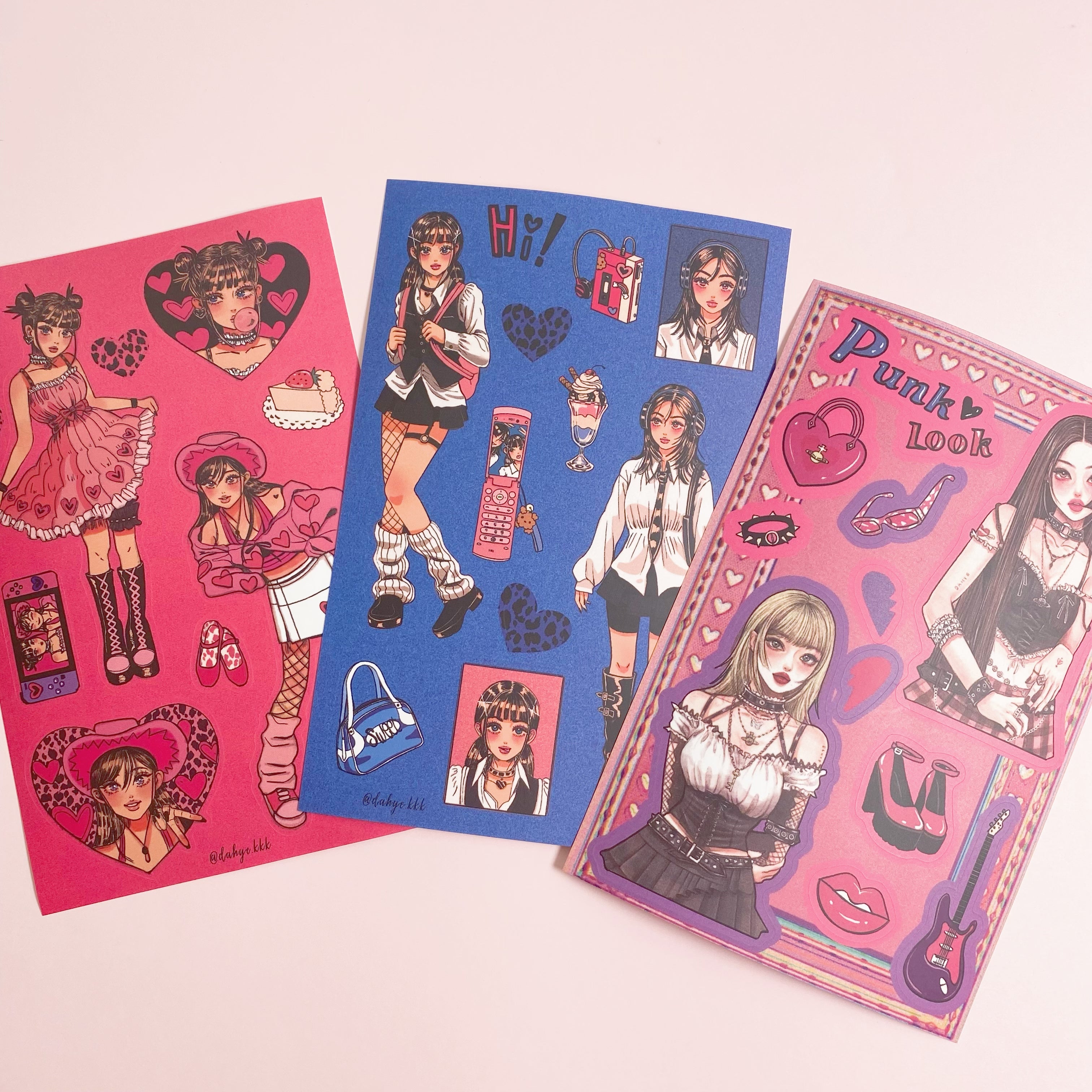 DIY Cute Painting Decoration Material Stickers Character Sticker