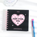 Sweetheart Series Plaid Notebook Hand Accout Summary Notebook Coil Book