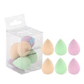 Beauty Sponge Makeup Blender Set - 6 Pcs Mini Multi-Color