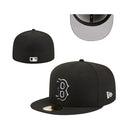 Boston Red Sox Black Cap with White Outline Logo
