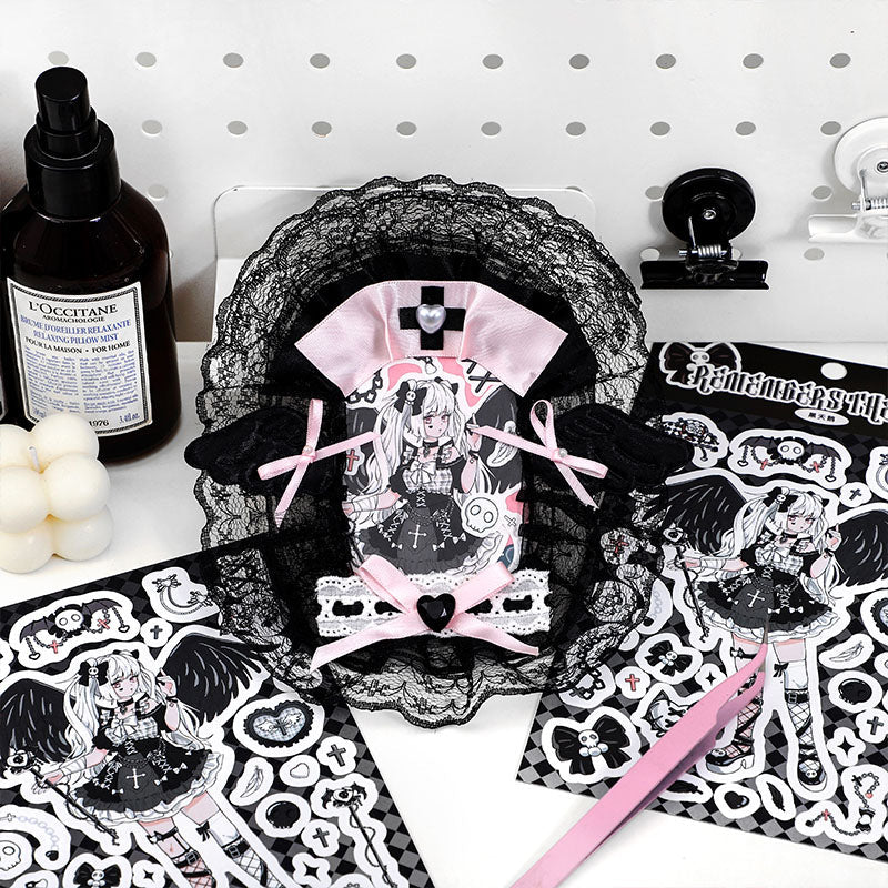 Witch Game Sweet Asia Style DIY Hand Account Sticker Cute Cartoon Character Sticker Phone Case Sticker