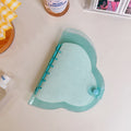 Cute Bow-knot Transparent 6-hole loose-leaf Hand Account Book Cloud Heart-shaped Student pvc Notebook Memo Binder