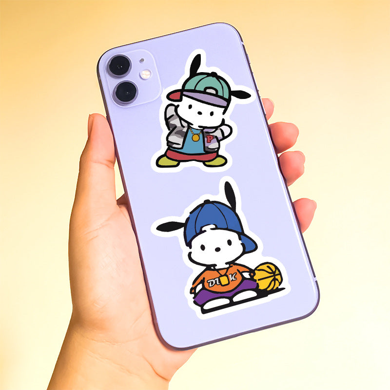 50pcs Pochacco  Sticker Water Cup Notebook Hand Account Water Cup Waterproof Student Stationery Decoration Graffiti Sticker