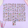 Cute Animal Set PET Transparent Cartoon Cute Pet Phone Case Decorative Sticker Diy Hand Account Sticker