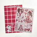 Society Ddark Sub-Sweet Characters Domi Stickers Embellished Hand Account Diy Decoration
