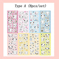 Cute Cartoon PomPom Purin Stickers Laser DIY Decorative Small Stickers Waterproof Goo Card Stickers