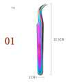 Multipurpose Laser Tweezers Color Titanium Stainless steel Tweezers DIY Sticker Makeup Tools