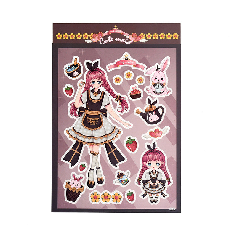 DIY Daily and Prom Character Laser Stickers Hand account Phone Case Stickers