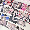 3-Inch Rounded Retro Spicy Dark Style Girl 3-Inch Small Card Hand Account Material Card Business Card