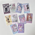 Character  Cartoon Style 3 Inch 4 Inch Sweet and Cool Girl Heart Dress Up Decoration Small Card Hand Account Material Small Fresh Card