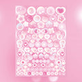 Galaxy Sonata ins Bubble Dot Flash Film Sticker Hand Account Goo Disk Decorative Sticker