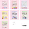 Sanrio Goo Card Sticker Kulomi Melody  Decoration  Phone Case Hand Account Material Sticker
