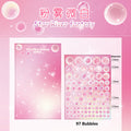 Star River Fantasy Series ins Nubble Dot Flash Film Hand Account Goo plate Decoration Stickers